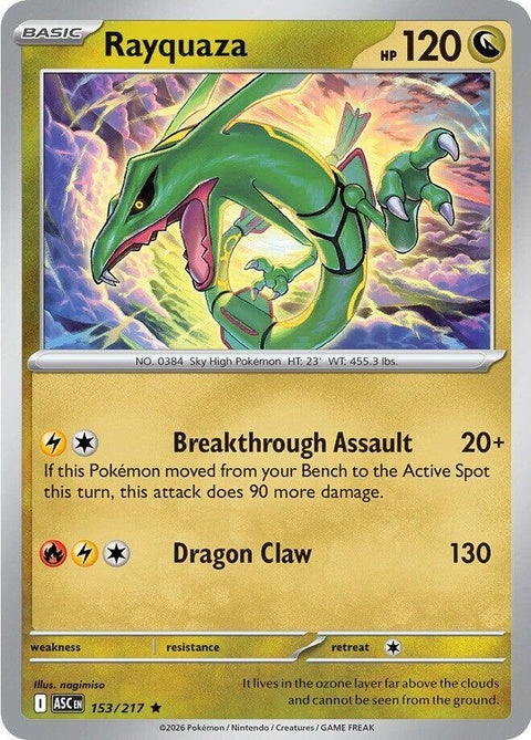 Rayquaza (153) - ME: Ascended Heroes
