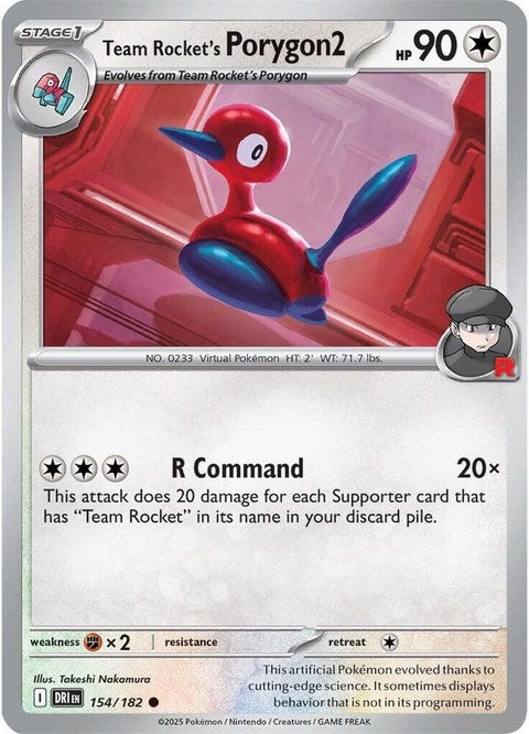 Team Rocket's Porygon2 (154) - Destined Rivals