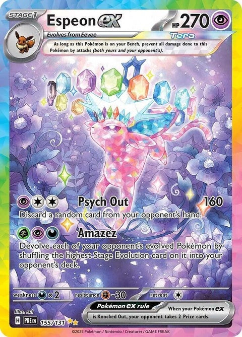 Espeon Ex (155) - Prismatic Evolutions