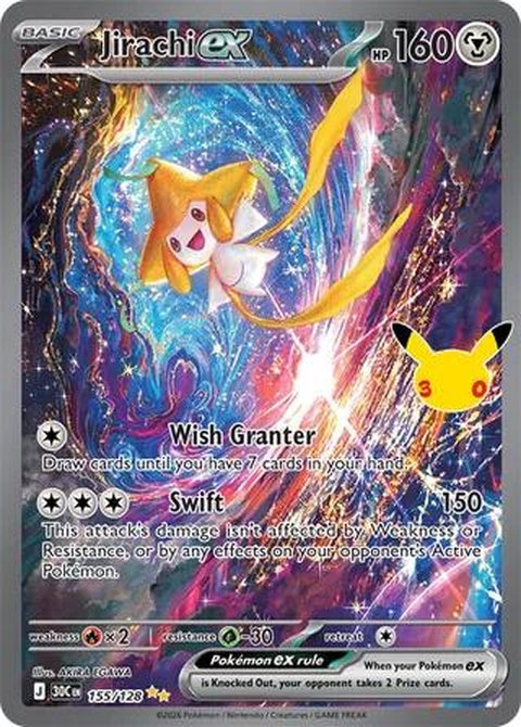 Jirachi Ex (155) - ME: 30th Celebration