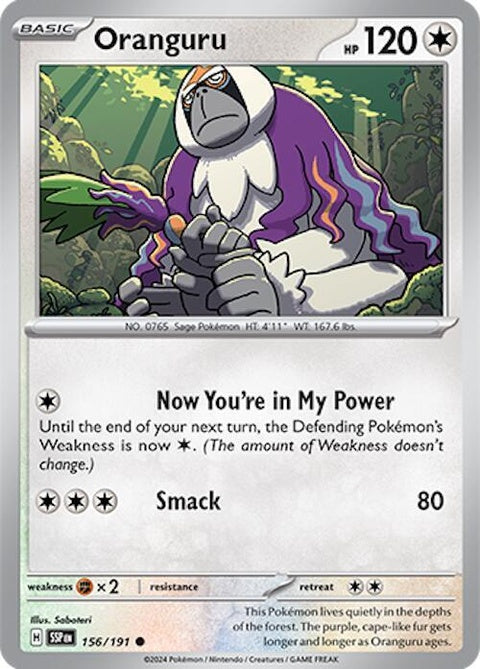 Oranguru (156) - Surging Sparks