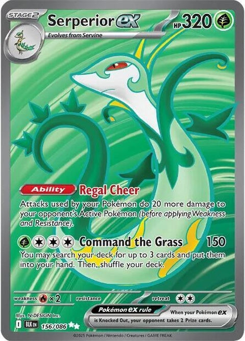 Serperior Ex (156) - Black Bolt