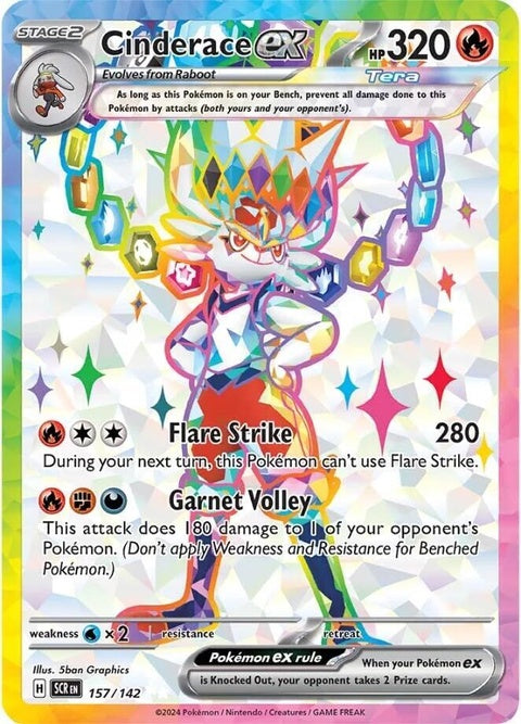 Cinderace Ex (157) - Stellar Crown