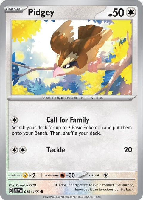 Pidgey (16) - 151
