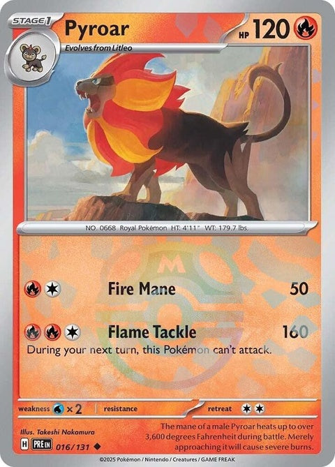 Pyroar (16) - Prismatic Evolutions