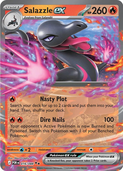 Salazzle Ex (16) - ME03: Perfect Order
