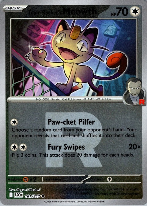 Team Rocket's Meowth (161) - ME: Ascended Heroes