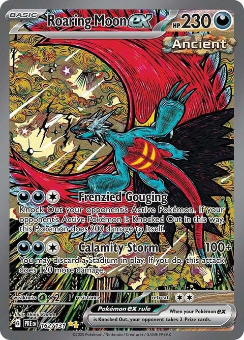 Roaring Moon Ex (162) - Prismatic Evolutions