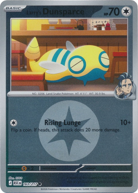 Larry's Dunsparce (163) - ME: Ascended Heroes