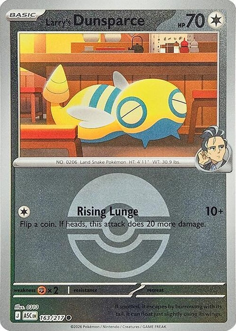 Larry's Dunsparce (163) - ME: Ascended Heroes