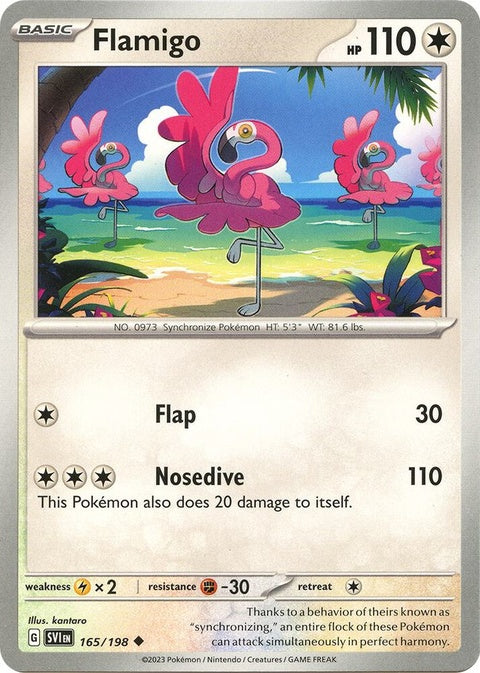 Flamigo (165) - Scarlet & Violet