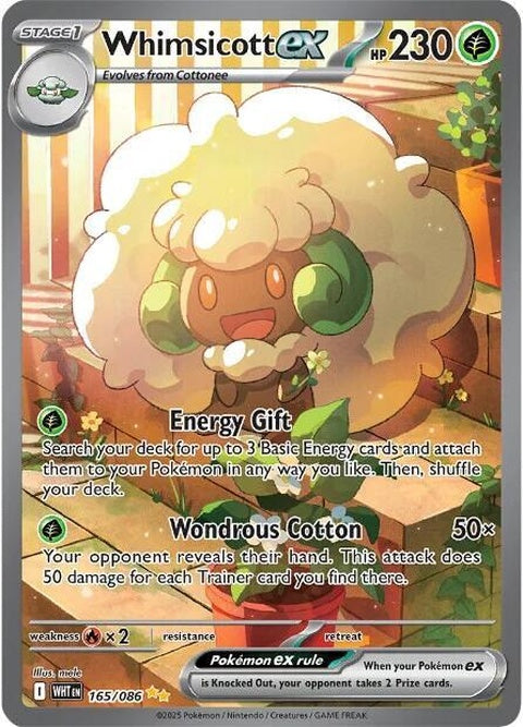 Whimsicott Ex (165) - White Flare