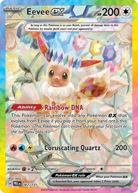 Eevee Ex (167) - Prismatic Evolutions