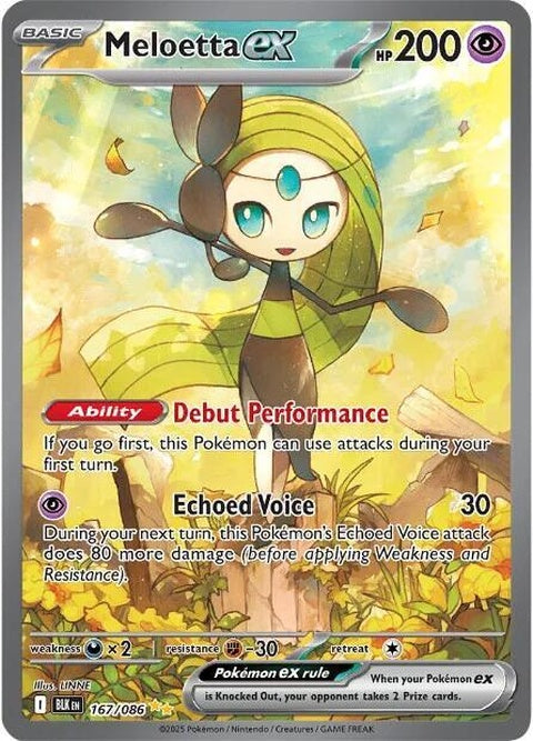 Meloetta Ex (167) - Black Bolt