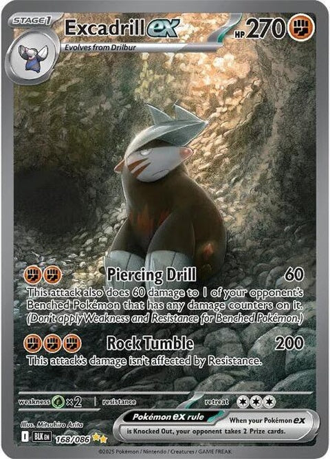 Excadrill Ex (168) - Black Bolt