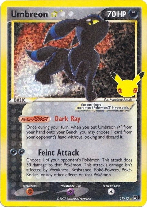 Umbreon Star (17) - Celebrations: Classic Collection
