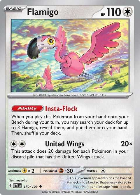 Flamigo (170) - Paldea Evolved