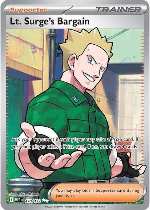 Lt. Surge's Bargain (170) - Mega Evolution