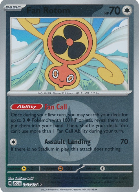 Fan Rotom (171) - ME: Ascended Heroes