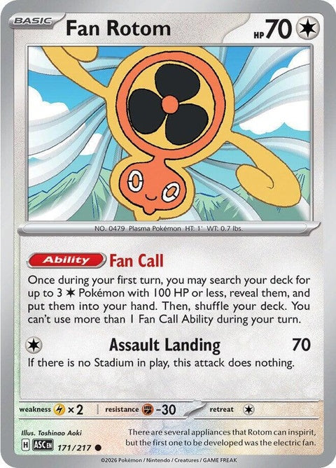 Fan Rotom (171) - ME: Ascended Heroes