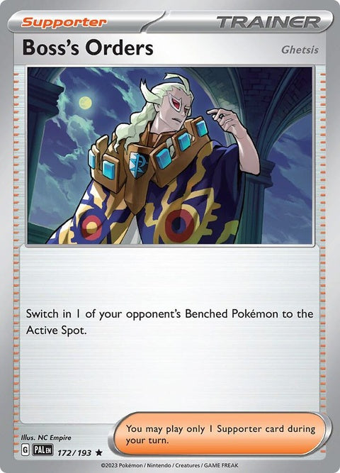 Boss's Orders (172) - Paldea Evolved
