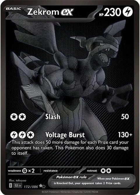 Zekrom Ex (172) - Black Bolt