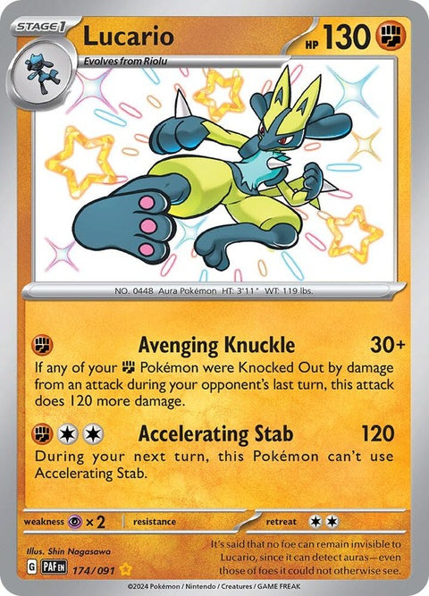 Lucario (174) - Paldean Fates
