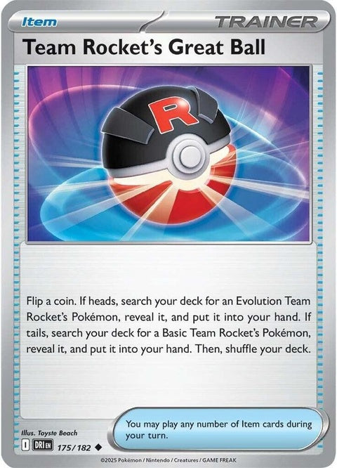 Team Rocket's Great Ball (175) - Destined Rivals