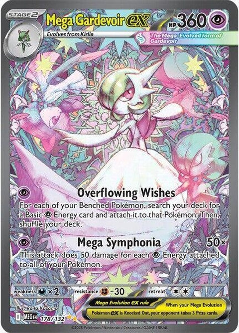 Mega Gardevoir Ex (178) - Mega Evolution