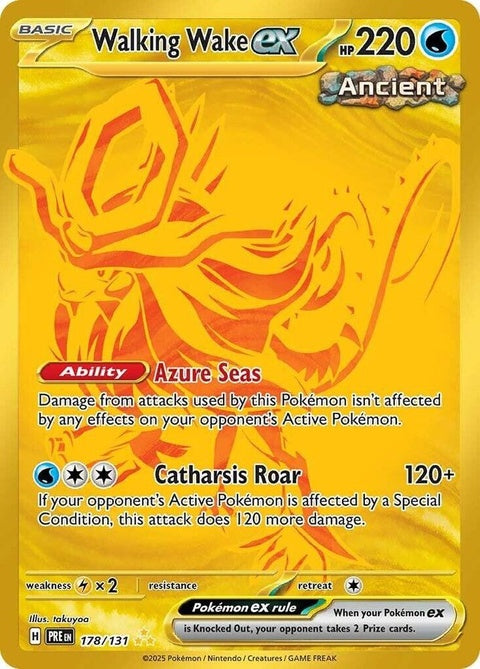 Walking Wake Ex (178) - Prismatic Evolutions