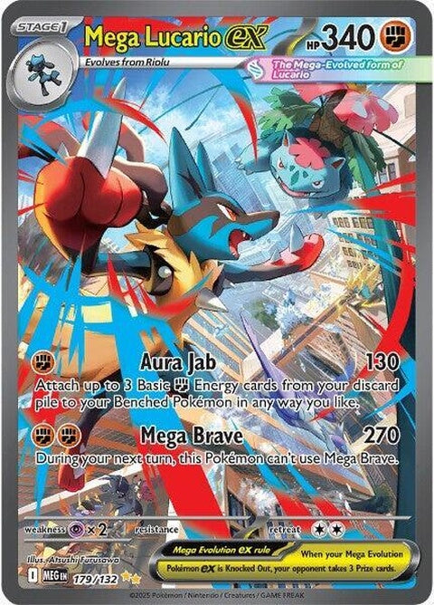 Mega Lucario Ex (179) - Mega Evolution