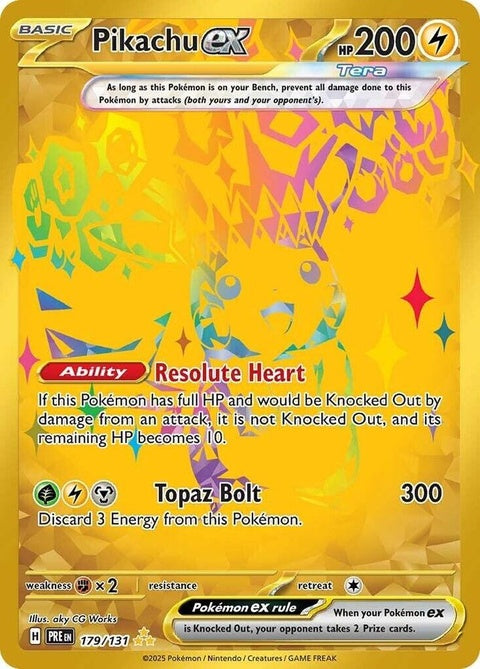 Pikachu Ex (179) - Prismatic Evolutions