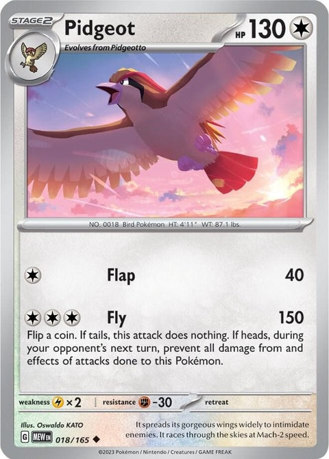 Pidgeot (18) - 151