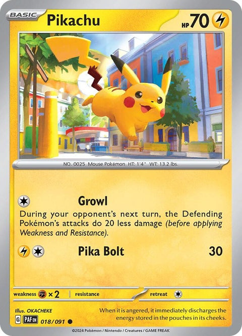 Pikachu (18) - Paldean Fates
