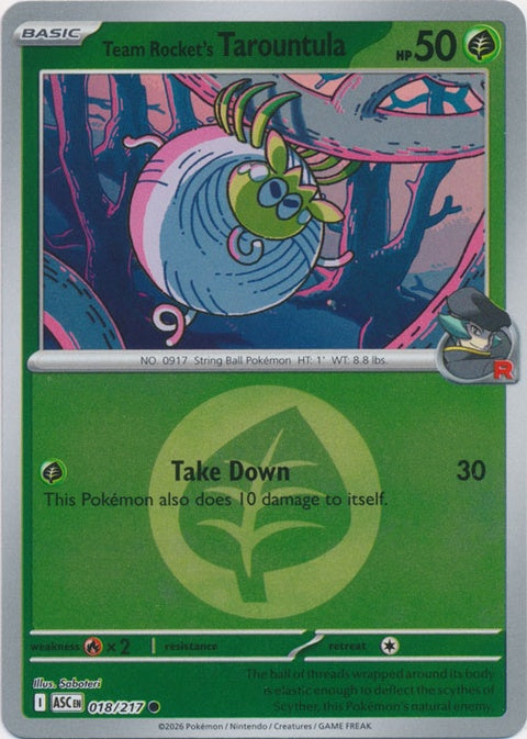Team Rocket's Tarountula (18) - ME: Ascended Heroes