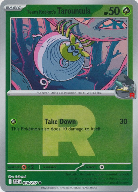 Team Rocket's Tarountula (18) - ME: Ascended Heroes