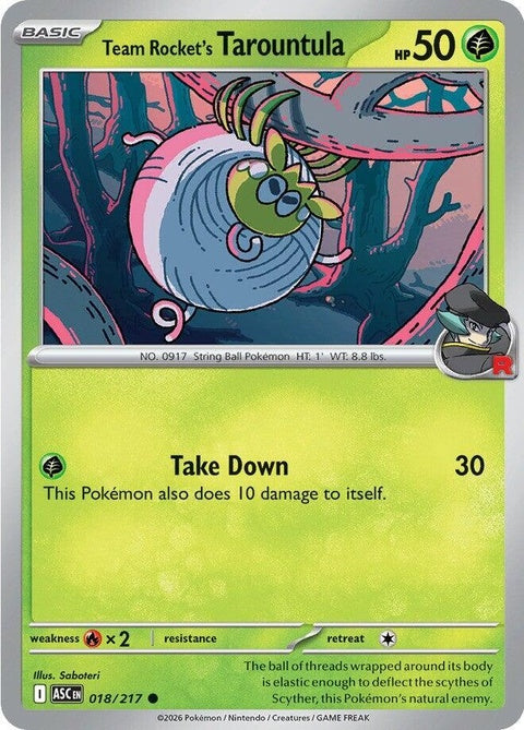 Team Rocket's Tarountula (18) - ME: Ascended Heroes