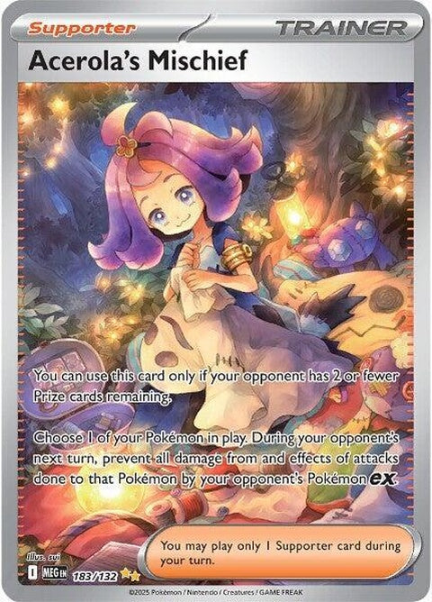 Acerola's Mischief (183) - Mega Evolution