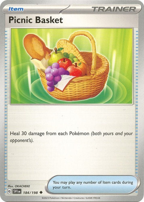 Picnic Basket (184) - Scarlet & Violet