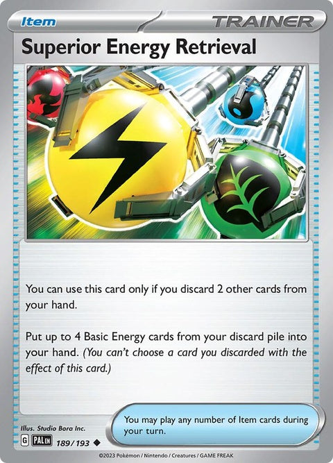 Superior Energy Retrieval (189) - Paldea Evolved