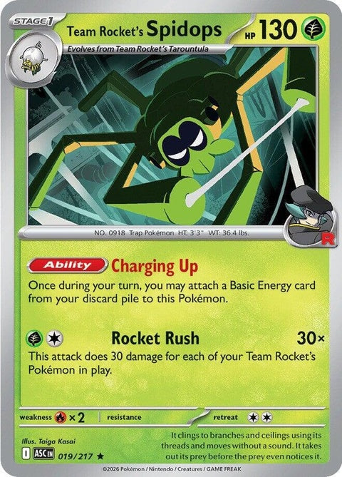 Team Rocket's Spidops (19) - ME: Ascended Heroes