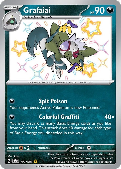 Grafaiai (190) - Paldean Fates