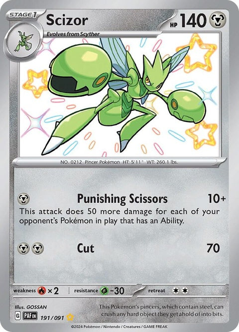 Scizor (191) - Paldean Fates