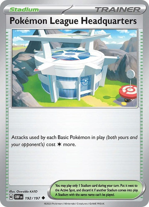 Pokemon League Headquarters (192) - Obsidian Flames