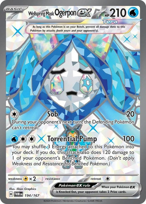 Wellspring Mask Ogerpon Ex (194) - Twilight Masquerade