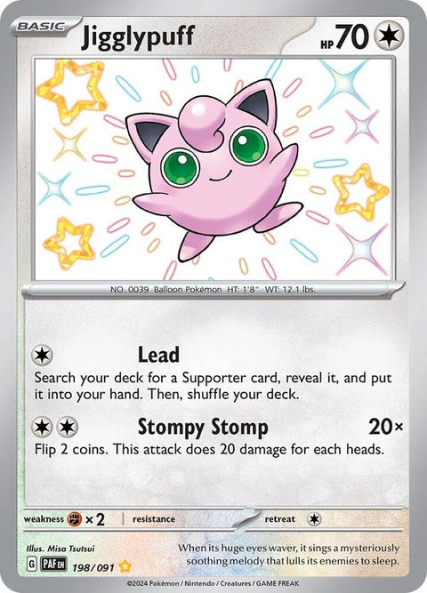 Jigglypuff (198) - Paldean Fates