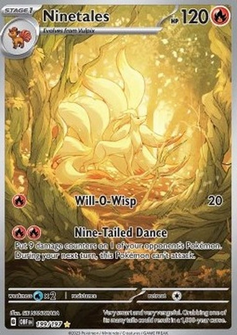Ninetales (199) - Obsidian Flames