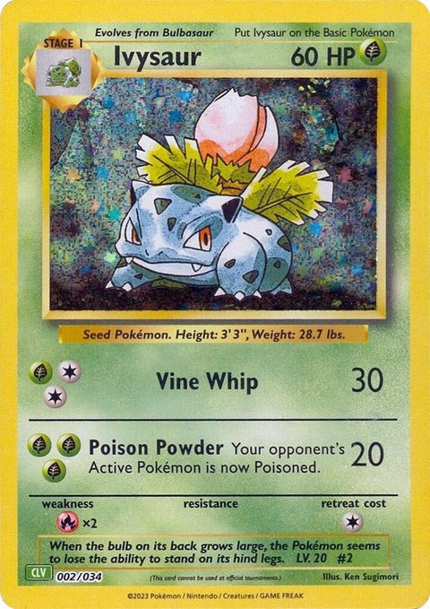 Ivysaur (2) - Trading Card Game Classic