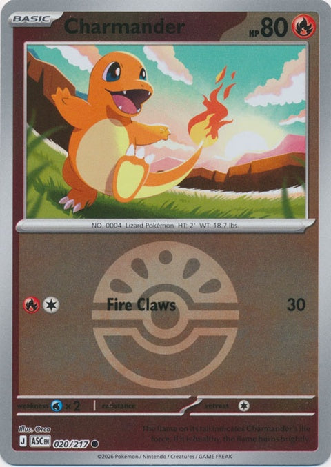 Charmander (20) - ME: Ascended Heroes