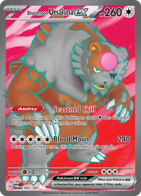 Bloodmoon Ursaluna Ex (202) - Twilight Masquerade